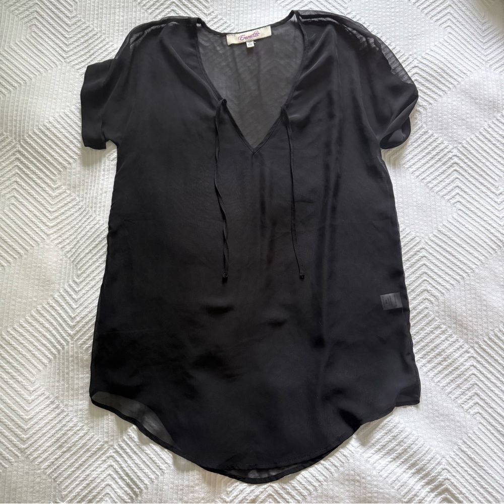 Emmelee Women's Black Sarong Top